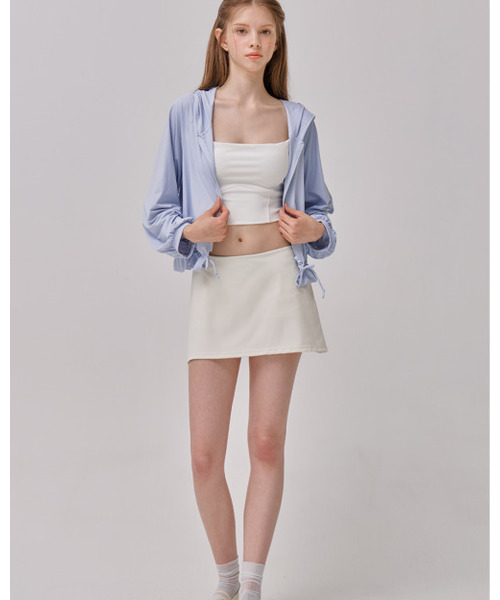 VIKINI VENDER（ビキニベンダー）の「シンプルラインスイムスカートパンツ - クリーム（スカート・レディース・その他・SMALL/MEDIUM）」の4枚目の写真