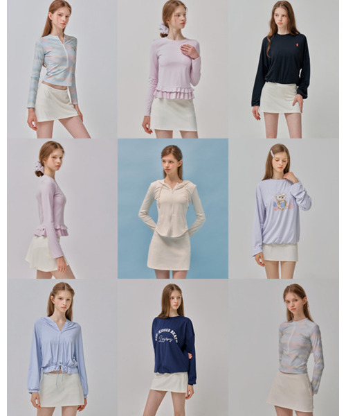 VIKINI VENDER（ビキニベンダー）の「シンプルラインスイムスカートパンツ - クリーム（スカート・レディース・その他・SMALL/MEDIUM）」の5枚目の写真