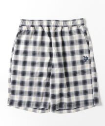 relaxed check shorts