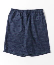 relaxed check shorts