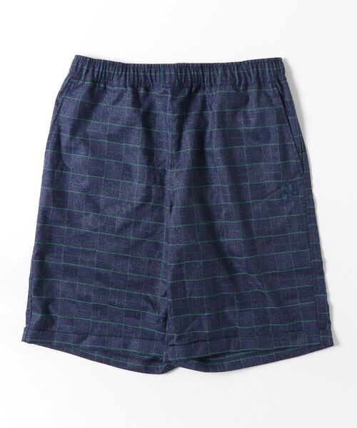 My sugar Babe（マイシュガーベイブ）の「relaxed check shorts（その他パンツ・メンズ・グレー/ピンク/グリーン・MEDIUM/LARGE）」の2枚目の写真