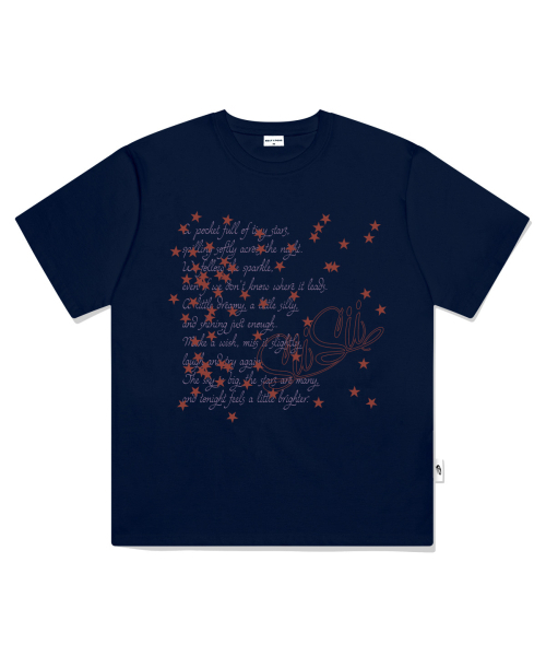 PAGESIISII(ページシシ)の「ランダムスタープリント半袖Tシャツネイビー(Tシャツ/カットソー・レディース・その他・SMALL/MEDIUM/LARGE)」の2枚目の写真