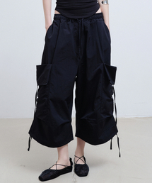 BERMUDA UTILITY CARGO PANTS_BLACK