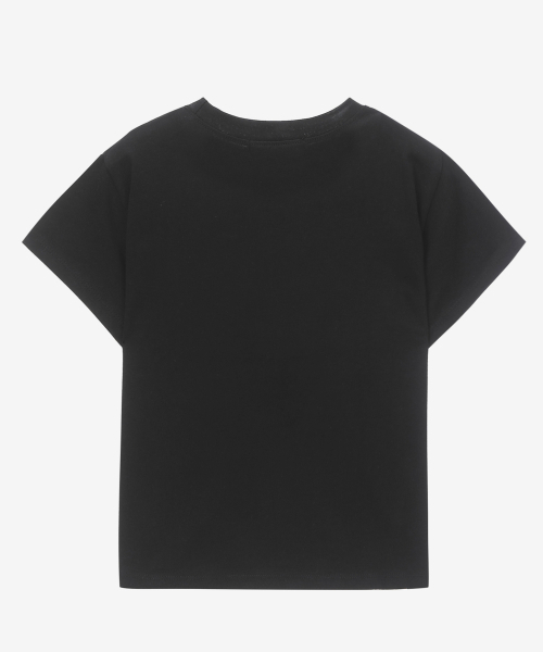 MIND BRIDGE WOMEN（マインドブリッジウーマン）の「[W]レタリングクロップTシャツ - 3カラー MYTS3290（Tシャツ/カットソー・レディース・ブラック/ライトベージュ・FREE）」の7枚目の写真