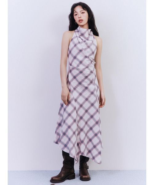 LILY BROWN（リリーブラウン）の「オンブレーバイアスネルワンピース（ワンピース・レディース・ブラウン/ホワイト/グリーン・1/0）」の17枚目の写真
