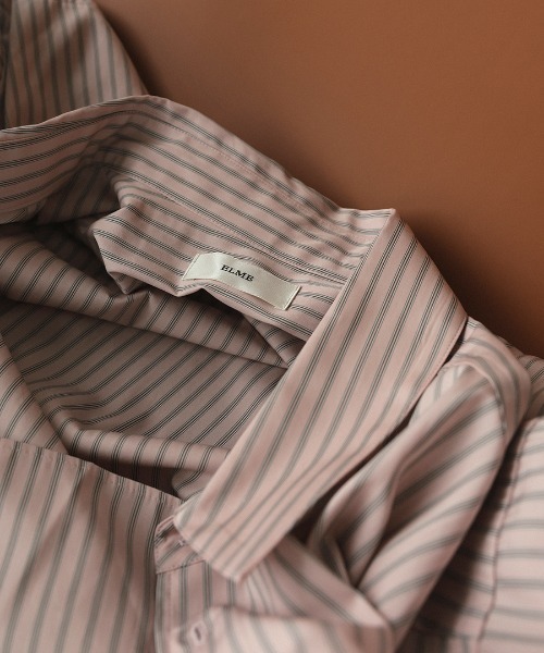 DONOBAN(ドノバン)の「【ELME】Offset Boyfriend Shirts / 2カラー(シャツ/ブラウス・レディース・ピンク/ブルー・M/S)」の20枚目の写真