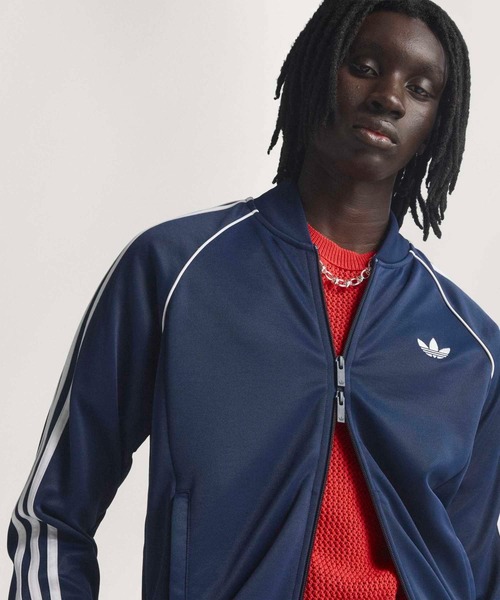 adidas(アディダス)の「SST トラックトップ(ジャージ) / トラックジャケット / アディダスオリジナルス adidas Originals(ジャージ・メンズ・ブルー・XX-LARGE/LARGE/3XL/X-SMALL/SMALL/X-LARGE/MEDIUM)」の3枚目の写真