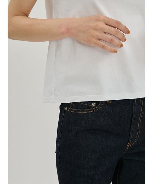Mila Owen(ミラオーウェン)の「Farm Graphic Tシャツ(Tシャツ/カットソー・レディース・ホワイト/ライトブルー/チャコールグレー・F)」の12枚目の写真