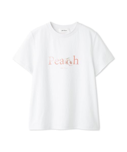 Mila Owen(ミラオーウェン)の「Farm Graphic Tシャツ(Tシャツ/カットソー・レディース・ホワイト/ライトブルー/チャコールグレー・F)」の9枚目の写真