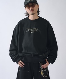 SURJENT オーバーサイズステンシルスウェット