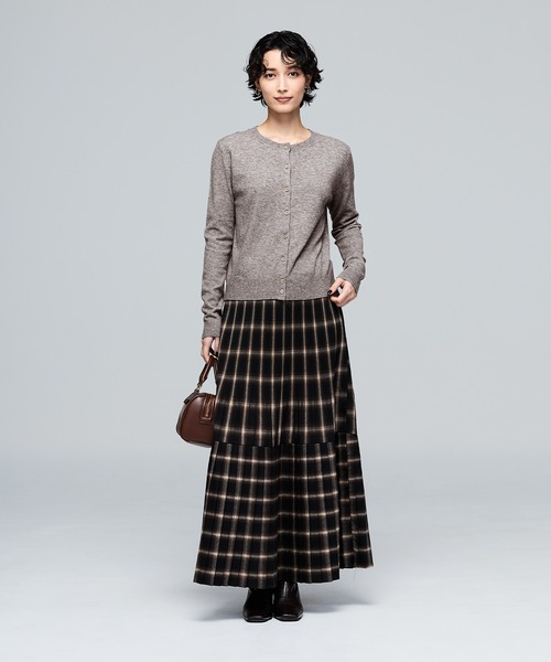 coca(coca)(コカ)の「リッチニットカーディガン(カーディガン/ボレロ・レディース・グレー/ブラック・S/M/L)」の11枚目の写真