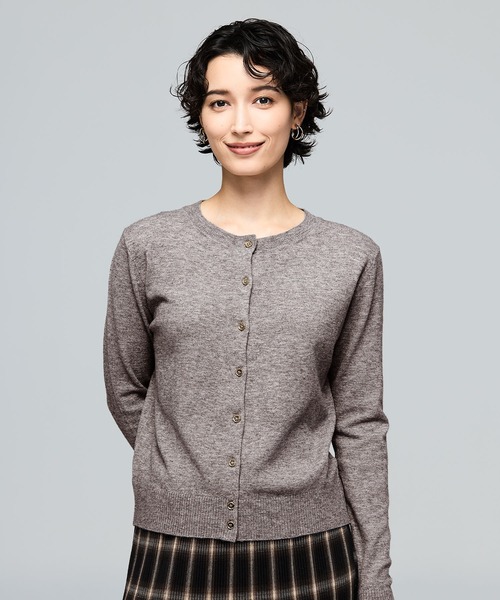 coca(coca)(コカ)の「リッチニットカーディガン(カーディガン/ボレロ・レディース・グレー/ブラック・S/M/L)」の13枚目の写真