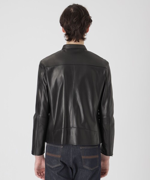BLACK LABEL CRESTBRIDGE(ブラックレーベル・クレストブリッジ)の「シープエレガンスシングルライダース(ライダースジャケット・メンズ・ブラック・XL/L/M)」の5枚目の写真