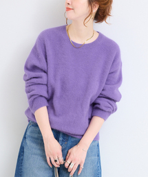 Simplicite（サンプリシテ）の「【WEB＋一部店舗限定】fox woolクルーネックプルオーバー（ニット/セーター）」