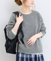 【WEB＋一部店舗限定】fox woolクルーネックプルオーバー