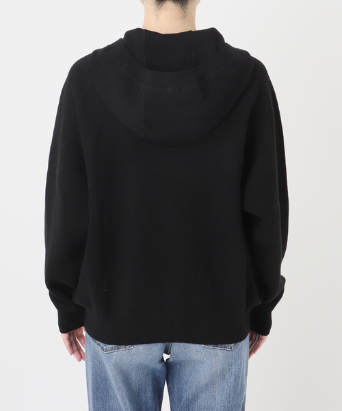 Spick & Span(スピックアンドスパン)の「コットン混 ニットフーディー(パーカー・レディース・ブラック/グレー/ベージュ系その他・FREE)」の7枚目の写真