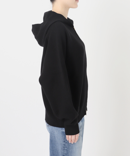 Spick & Span(スピックアンドスパン)の「コットン混 ニットフーディー(パーカー・レディース・ブラック/グレー/ベージュ系その他・FREE)」の8枚目の写真