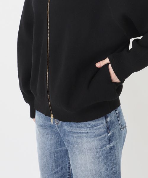 Spick & Span(スピックアンドスパン)の「コットン混 ニットフーディー(パーカー・レディース・ブラック/グレー/ベージュ系その他・FREE)」の10枚目の写真