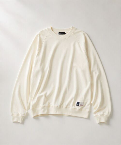 CRAFT STANDARD BOUTIQUE(クラフトスタンダードブティック)の「ピグメントダイ スウェットライクロンTEE(Tシャツ/カットソー・メンズ・オフホワイト/サックスブルー/チャコールグレー・M/L)」の1枚目の写真