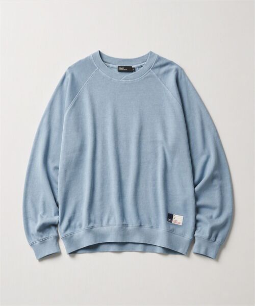 CRAFT STANDARD BOUTIQUE(クラフトスタンダードブティック)の「ピグメントダイ スウェットライクロンTEE(Tシャツ/カットソー・メンズ・オフホワイト/サックスブルー/チャコールグレー・M/L)」の4枚目の写真