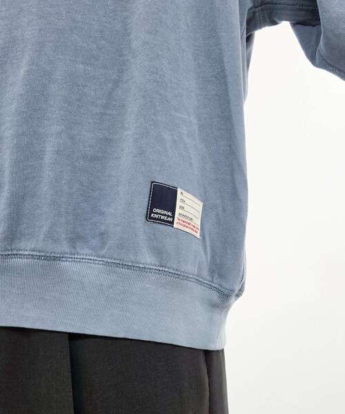 CRAFT STANDARD BOUTIQUE(クラフトスタンダードブティック)の「ピグメントダイ スウェットライクロンTEE(Tシャツ/カットソー・メンズ・オフホワイト/サックスブルー/チャコールグレー・M/L)」の8枚目の写真
