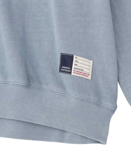 CRAFT STANDARD BOUTIQUE(クラフトスタンダードブティック)の「ピグメントダイ スウェットライクロンTEE(Tシャツ/カットソー・メンズ・オフホワイト/サックスブルー/チャコールグレー・M/L)」の13枚目の写真