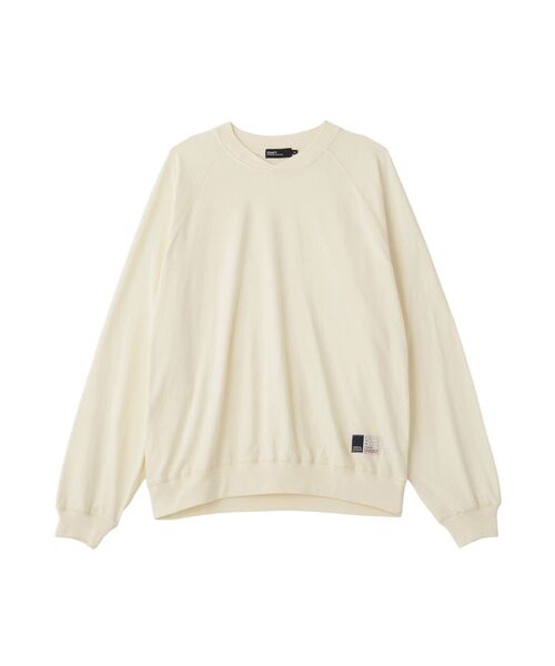 CRAFT STANDARD BOUTIQUE(クラフトスタンダードブティック)の「ピグメントダイ スウェットライクロンTEE(Tシャツ/カットソー・メンズ・オフホワイト/サックスブルー/チャコールグレー・M/L)」の16枚目の写真