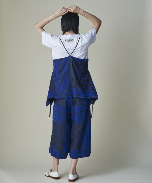 mintdesigns(ミントデザインズ)の「Dot Doll Bandana Skirt Shorts(その他パンツ・レディース・ネイビー/ベージュ・ONESIZE)」の7枚目の写真