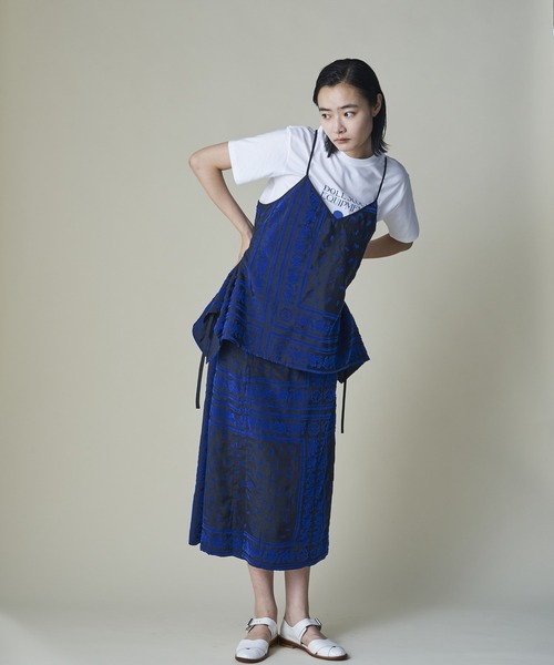 mintdesigns(ミントデザインズ)の「Dot Doll Bandana Skirt Shorts(その他パンツ・レディース・ネイビー/ベージュ・ONESIZE)」の8枚目の写真