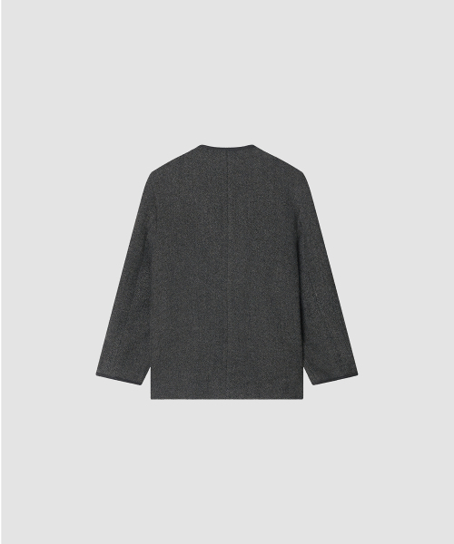 THE LILLE(ザ リル)の「Breeze Tweed Jacket_Charcoal(その他アウター・レディース・その他・FREE)」の3枚目の写真