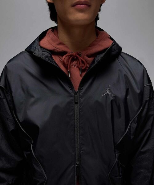 JORDAN BRAND(ジョーダンブランド)の「ジョーダン ブルックリン メンズ フーデッド ドラフト ジャケット / Jordan Brooklyn Men's Hooded Draft Jacket HF9333-010 Black(ブルゾン・メンズ・ブラック・2XL/L/M/XL)」の4枚目の写真