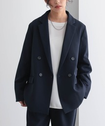 for c（フォーシー）の「ダブルブレストジャケット【サスティナブル】（テーラードジャケット）」