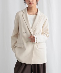 for c（フォーシー）の「ダブルブレストジャケット【サスティナブル】（テーラードジャケット）」