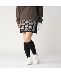 【marie claire/マリ.クレール】レデイースモノグラム柄ニットスカート　ゴルフ