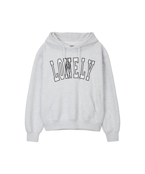 NOHANT(ノアン)の「LONELY/LOVELY フラッフィーフーディー アッシュグレー(パーカー・レディース・アッシュグレー・SMALL/MEDIUM/LARGE)」の1枚目の写真