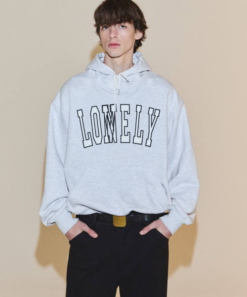 NOHANT(ノアン)の「LONELY/LOVELY フラッフィーフーディー アッシュグレー(パーカー・レディース・アッシュグレー・SMALL/MEDIUM/LARGE)」の4枚目の写真