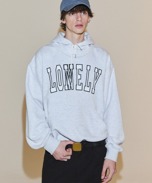 NOHANT(ノアン)の「LONELY/LOVELY フラッフィーフーディー アッシュグレー(パーカー・レディース・アッシュグレー・SMALL/MEDIUM/LARGE)」の5枚目の写真