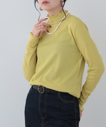 つばきオイル加工長袖カットソー