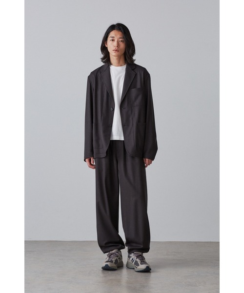 YLEVE(イレーヴ)の「YLEVE / WOOL FLANNEL JK(テーラードジャケット・メンズ・ネイビー/グレー・3/4)」の3枚目の写真