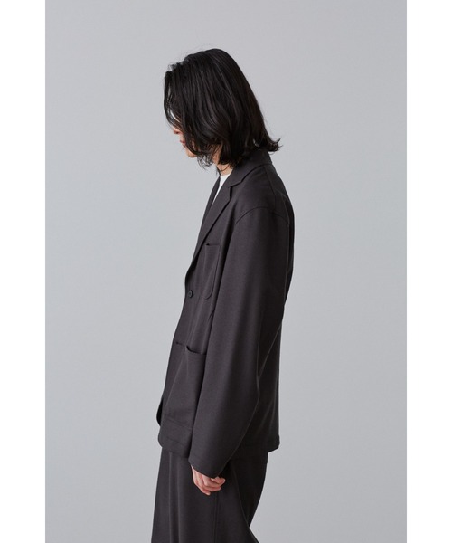 YLEVE(イレーヴ)の「YLEVE / WOOL FLANNEL JK(テーラードジャケット・メンズ・ネイビー/グレー・3/4)」の6枚目の写真