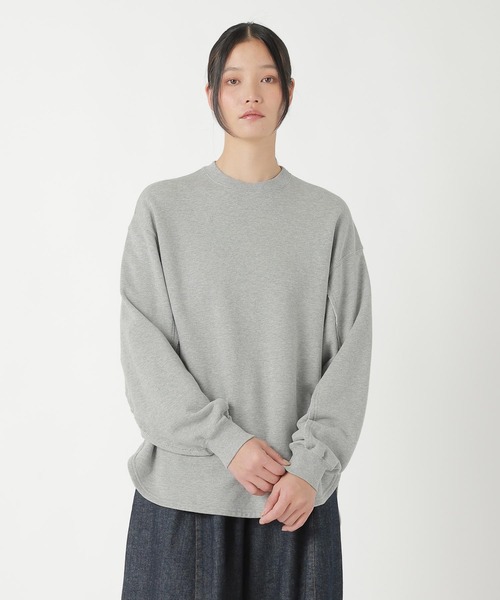 ZUCCa(ズッカ)の「COTTON SWEATSHIRT / スウェット(スウェット・レディース・グレー・M size)」の1枚目の写真