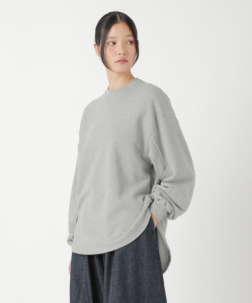 ZUCCa(ズッカ)の「COTTON SWEATSHIRT / スウェット(スウェット・レディース・グレー・M size)」の2枚目の写真