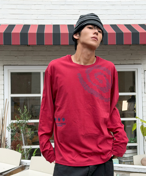 AMOU(アモウ)の「Molly Shell Long Sleeve RED(Tシャツ/カットソー・レディース・その他・1/2)」の9枚目の写真
