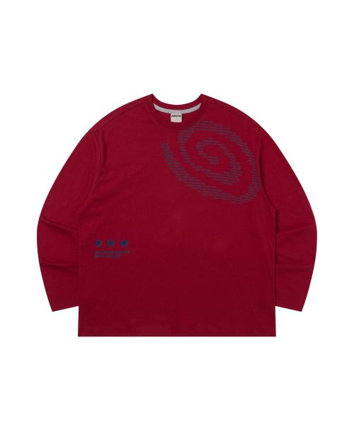 AMOU(アモウ)の「Molly Shell Long Sleeve RED(Tシャツ/カットソー・レディース・その他・1/2)」の4枚目の写真