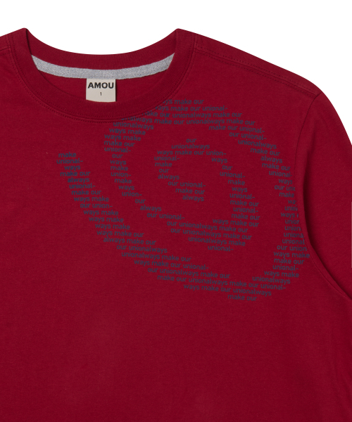 AMOU(アモウ)の「Molly Shell Long Sleeve RED(Tシャツ/カットソー・レディース・その他・1/2)」の2枚目の写真