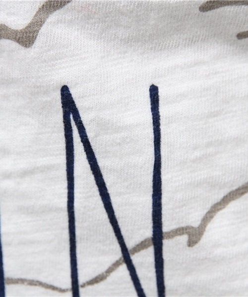 INNOCENT BLUE(イノセントブルー)の「SNOOPY限定デザインサーフプリントTシャツ (Tシャツ/カットソー・レディース・ホワイト/ネイビー・MEDIUM/LARGE)」の10枚目の写真