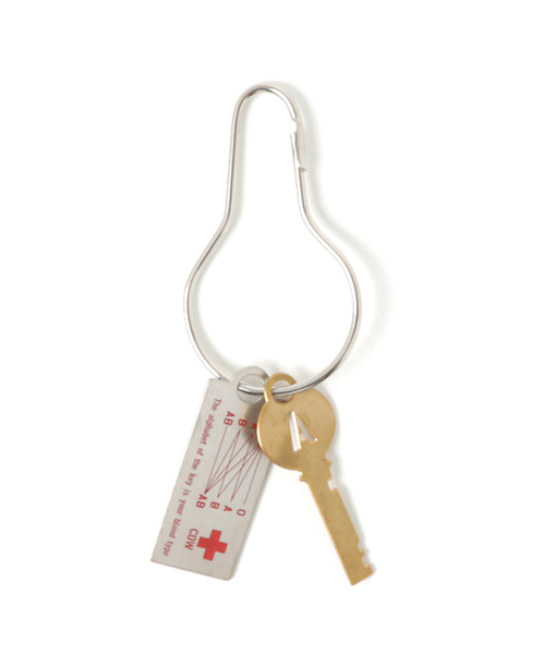 HIGHTIDE（ハイタイド）の「CANDY DESIGN & WORKS BLOOD TYPE KEY PLATE キャンディデザイン & ワークス ブラッドタイププレート カラビナ キーリング チャーム シルバー（キーホルダー・レディース・その他2/その他4/その他1/その他3・FREE）」の7枚目の写真
