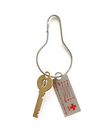 HIGHTIDE（ハイタイド）の「CANDY DESIGN & WORKS キャンディデザイン&ワークス Blood Type Key Plate ブラッドタイプキープレート カラビナ キーリング チャーム（チャーム）」