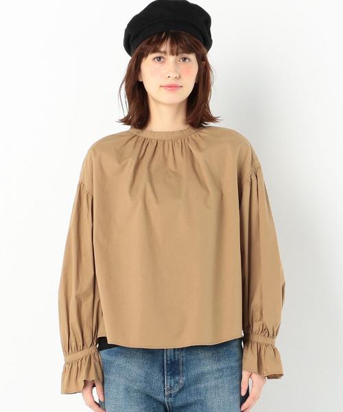 Another Edition(アナザーエディション)の「2WAYリボンブラウス/AEBFC 2WAY RIBBON BLUS(シャツ/ブラウス・レディース・ベージュ/ワインレッド・FREE)」の4枚目の写真