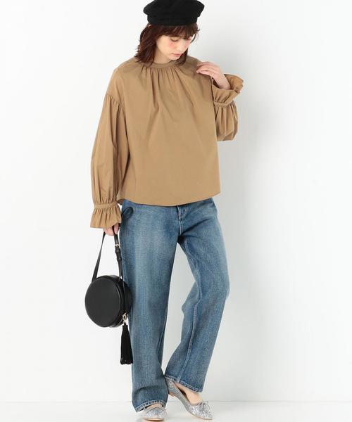Another Edition(アナザーエディション)の「2WAYリボンブラウス/AEBFC 2WAY RIBBON BLUS(シャツ/ブラウス・レディース・ベージュ/ワインレッド・FREE)」の6枚目の写真